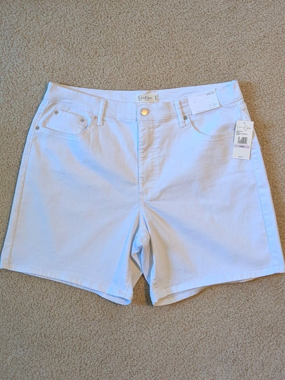 NWT Jessica Simpson White Denim Shorts